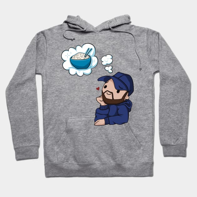 Just thinking about rice Hoodie by PepperSparkles